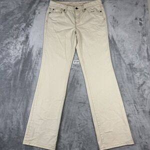 Loft Women's Pants Original Boot Size 6 White, Beige,